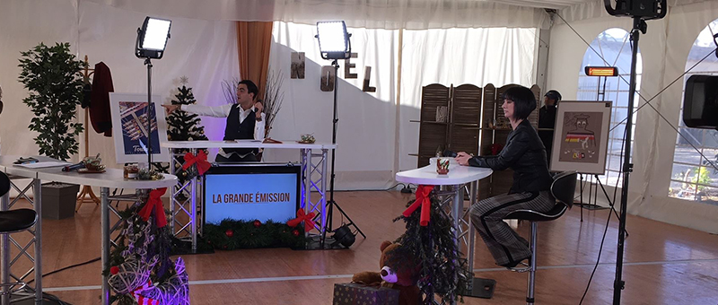 TOURNAGE AZUR TV 